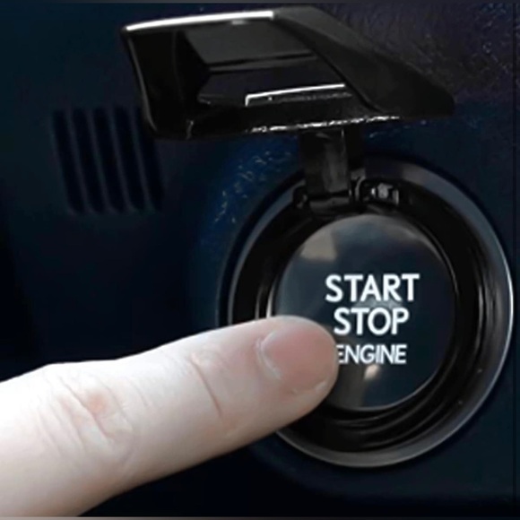 Engine Start/Stop Button Cover for Civic CRV XRV Challenger Charger (Bla… - Picture 5 of 7